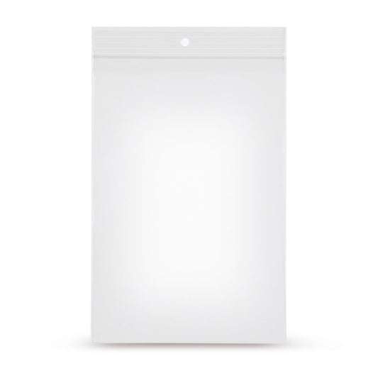 Sachet à fermeture à pression en polypropylène avec trou rond 50 base