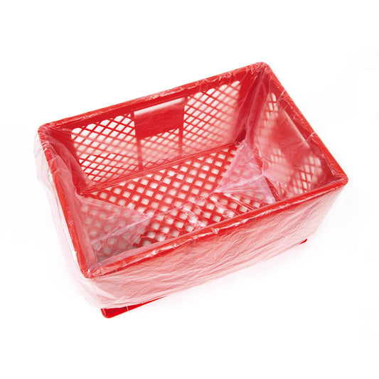 Sac à soufflets latéraux en PEHD Sac pour caisses 11 mµ