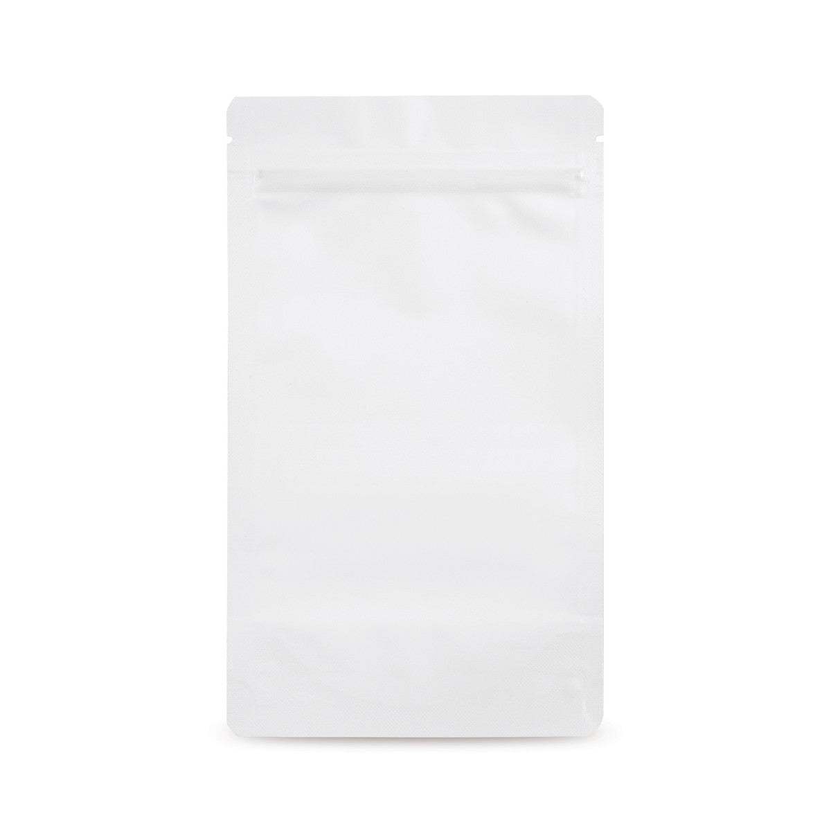 Sachet à fond plat blanc mat