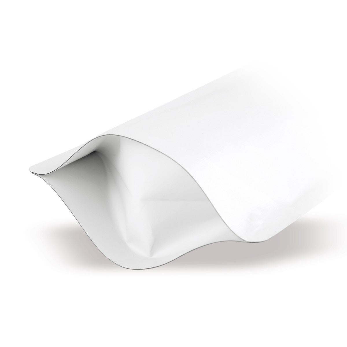 Sachet à fond plat blanc mat