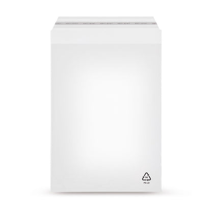 Sachets adhésifs en LDPE avec rabat biseauté sans trou d'aération 50 - 70 mµ