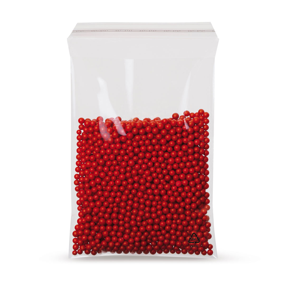 Sachets adhésifs en LDPE avec rabat biseauté sans trou d'aération 50 - 70 mµ