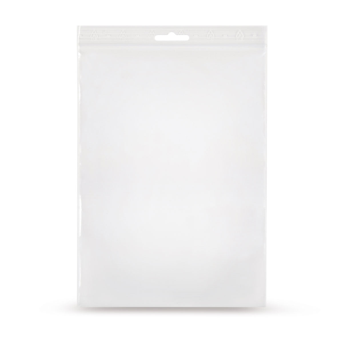 Sachet à fermeture à pression en LDPE, perforations européennes, 50 mm de base