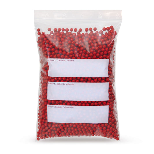 Sachet à fermeture à pression en LDPE avec poche kangourou Sac dentaire 50 mµ