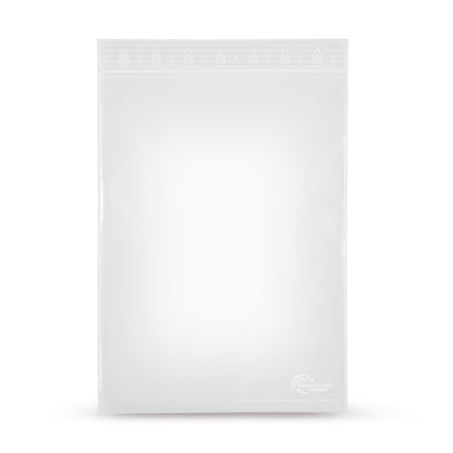 Sachet à fermeture à pression en PEHD sans bande d'étiquetage, 50 m, 50 % recyclé