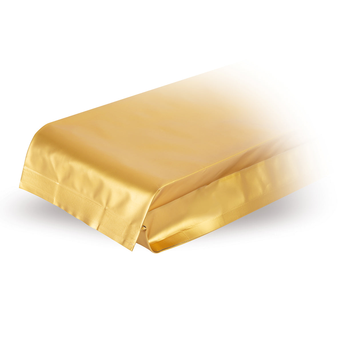 Sachet à soufflets latéraux doré avec valve de protection des arômes Détail 3